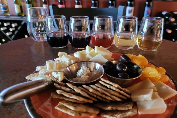 a plate of food on a table