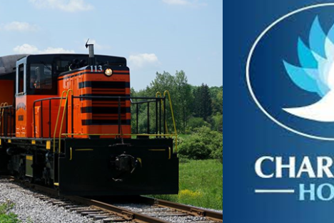 a train on a steel track