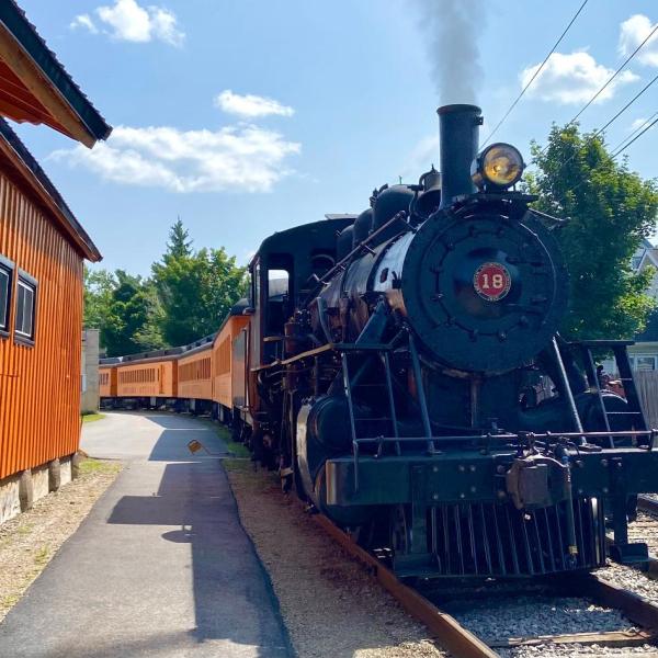 a train on a steel track
