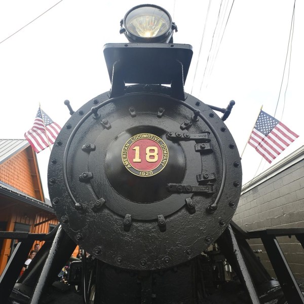 a train on a steel track